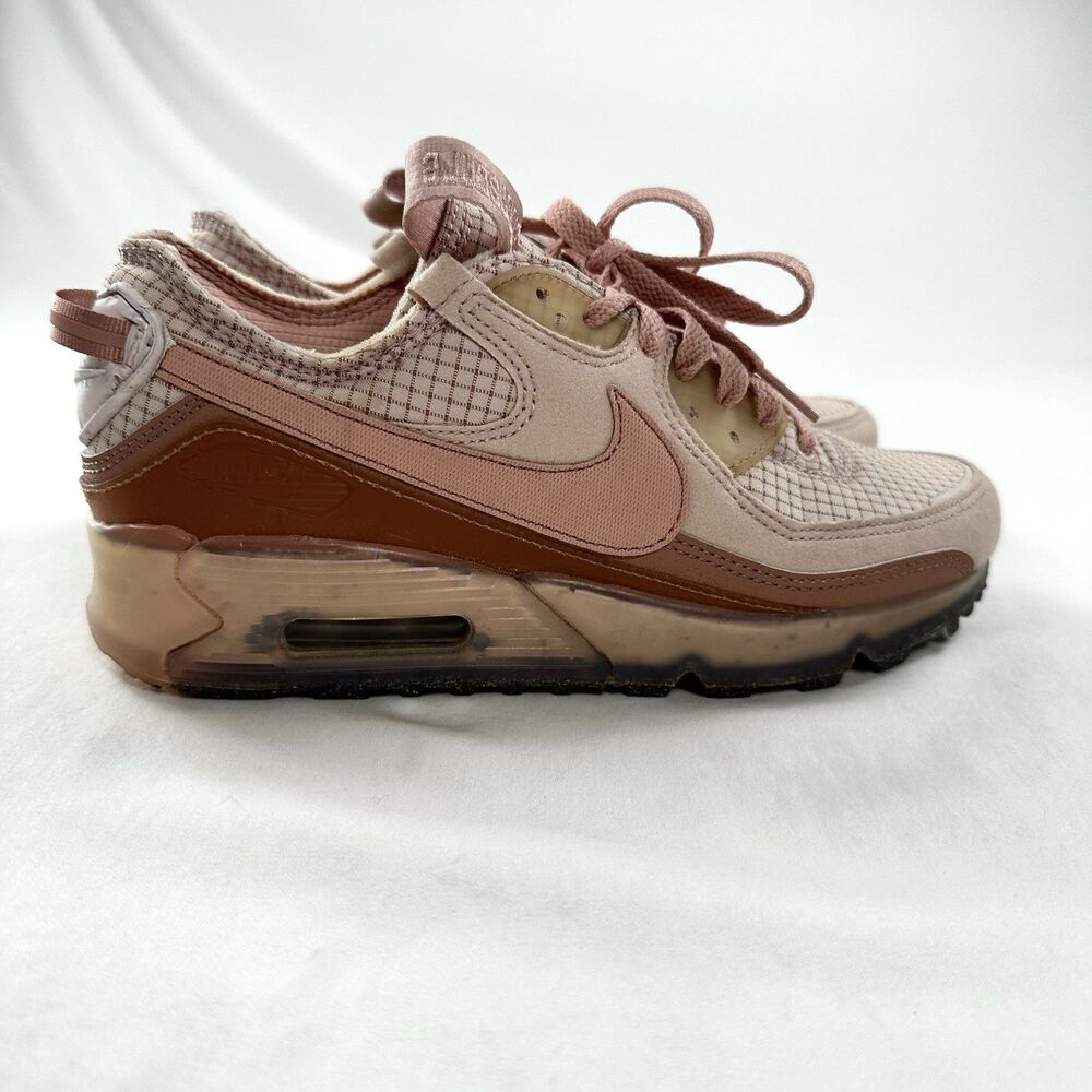 Nike Air Max Terrascape 90 Shoes Womens 7.5 Pink Beige Crater Foam DH5073-600 - Picture 8 of 13